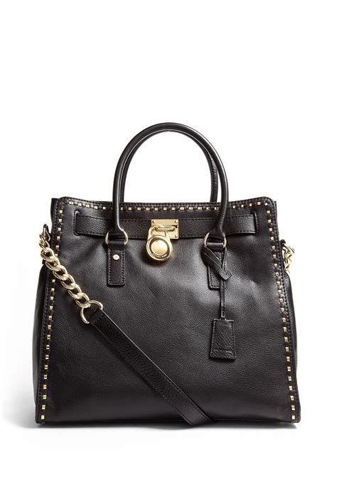 michael kors whipped hamilton north south tote|Michael Kors large satchel handbag.